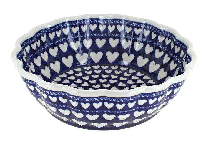 Polish Pottery Valentina Medium Scallop Bowl
