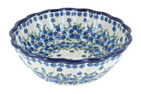 Polish Pottery Kalina Medium Scallop Bowl