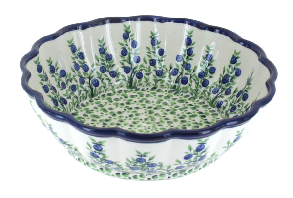 Porcelain Vine Large Scallop Bowl