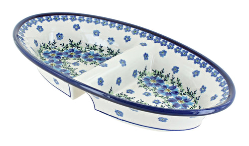 Polish Pottery Kalina Divided Dish