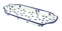 Polish Pottery Willow Bread Tray with Handles
