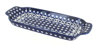 Polish Pottery Xandra Bread Tray with Handles