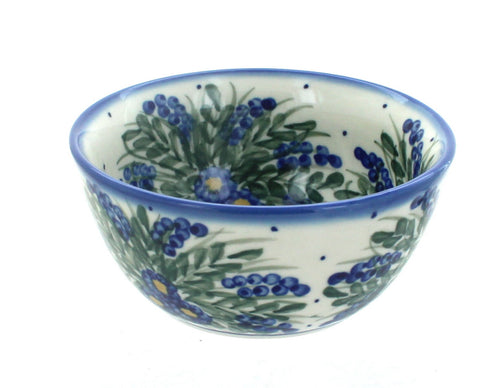 Polish Pottery Hyacinth Dessert Bowl