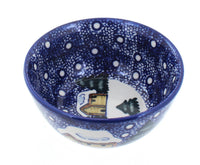 Winter Forest Cereal/Soup Bowl Polish Pottery