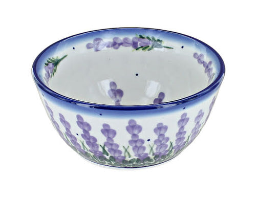 Polish Pottery Lavender Fields Dessert Bowl