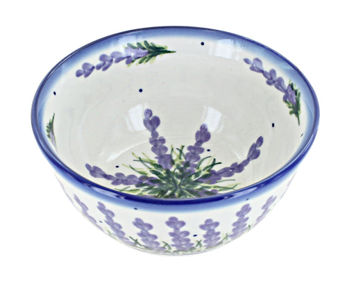 Lavender Fields Cereal/Soup Bowl Polish Pottery