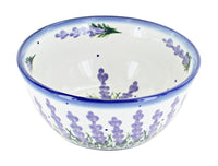 Polish Pottery Lavender Fields Cereal/Soup Bowl
