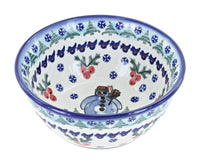 Frosty Duo Cereal/Soup Bowl Polish Pottery