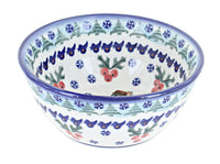 Polish Pottery Frosty Duo Cereal/Soup Bowl