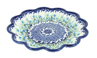 Polish Pottery Misty Egg Plate