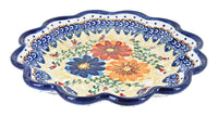 Polish Pottery Autumn Burst Egg Plate