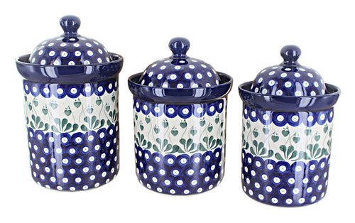 Polish Pottery Alyce Canister Set