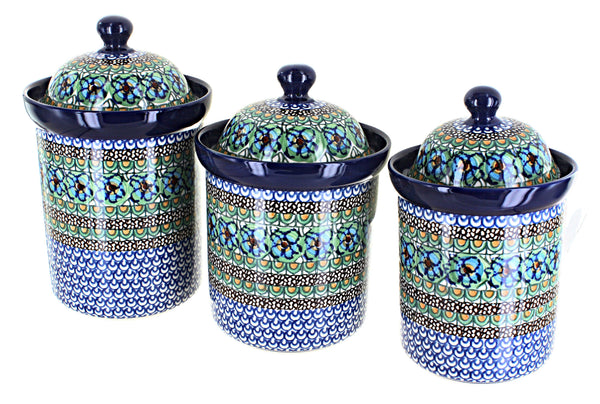 Mardi Gras Canister Set