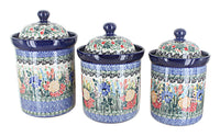 Polish Pottery Summer Blooms Canister Set