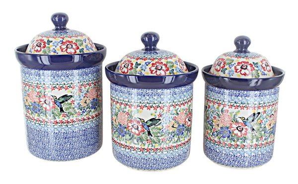Hummingbird Canister Set