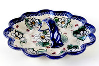 Ladybug Egg Plate Polish Pottery