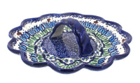 Polish Pottery Garden Tulip Egg Plate