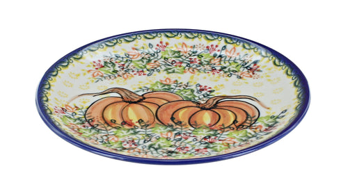 Polish Pottery Harvest Festival Dessert Plate