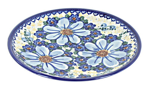 Polish Pottery Daisy Surprise Dessert Plate
