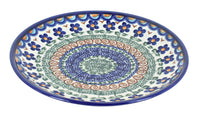 Polish Pottery Aztec Flower Dessert Plate