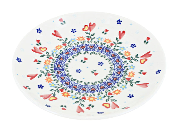 Hearts & Flowers Dessert Plate