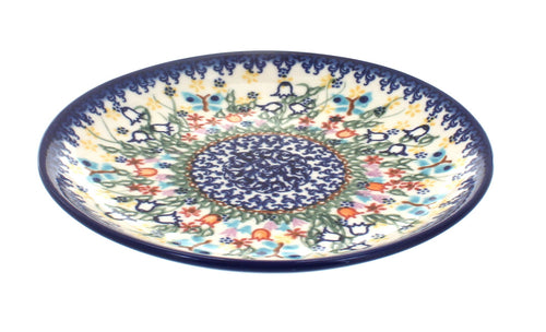 Polish Pottery Garden of Eden Dessert Plate