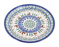 Polish Pottery Reindeer Delight Dessert Plate