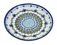 Polish Pottery Winter Celebration Dessert Plate