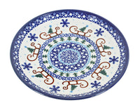 Polish Pottery Noel Nights Dessert Plate