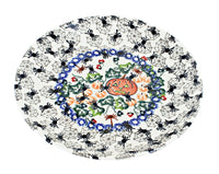 Polish Pottery Trick or Treat Dessert Plate