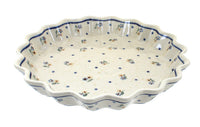 Polish Pottery Country Meadow Quiche Dish