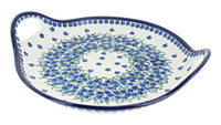 Polish Pottery Kalina Round Serving Tray with Handles