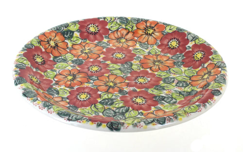 Polish Pottery Marigold Surprise Dinner Plate