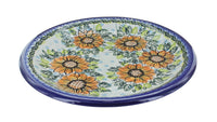 Polish Pottery Sunflower Splendor Dinner Plate
