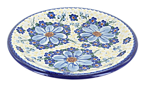 Polish Pottery Daisy Surprise Dinner Plate