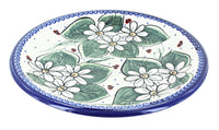Polish Pottery Ladybug Dinner Plate