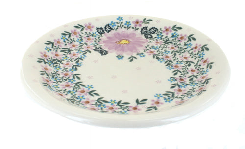 Polish Pottery Lilac Garden Dinner Plate