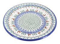 Polish Pottery Reindeer Delight Dinner Plate