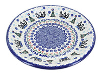 Arctic Holidays Dinner Plate Polish Pottery