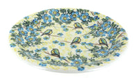 Polish Pottery Bluebird Garden Dinner Plate