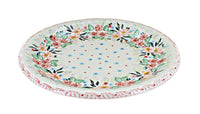 Polish Pottery Fairy Meadow Dinner Plate