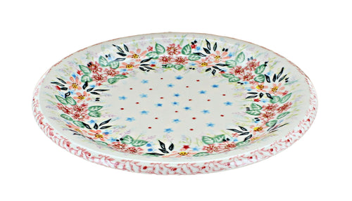 Polish Pottery Fairy Meadow Dinner Plate