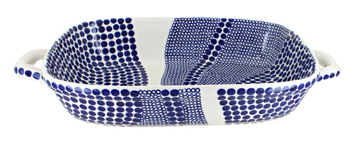 Polish Pottery Zara Large Baker with Handles