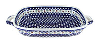 Polish Pottery Nature Large Baker with Handles