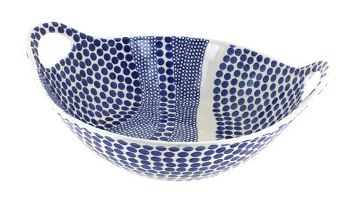 Polish Pottery Zara Deep Bowl with Handles