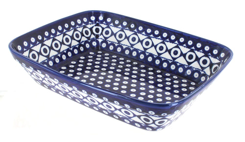 Polish Pottery Xandra Large Deep Baker