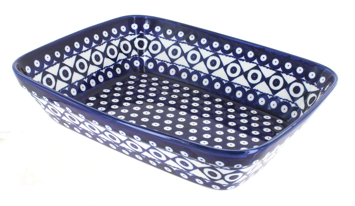 Polish Pottery Xandra Large Deep Baker