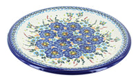 Polish Pottery Garden Of Blue Large Round Platter