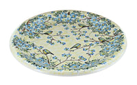 Polish Pottery Bluebird Garden Large Round Platter