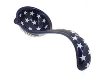 Polish Pottery Stars & Stripes Soup Ladle